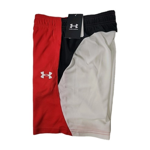 Under Armour~Basketball Baseline‎ Shorts Loose Fit Boys Youth SMALL~NWT~ - Picture 1 of 8